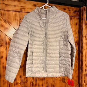 32 Degrees Women's Silver Puffer Jacket